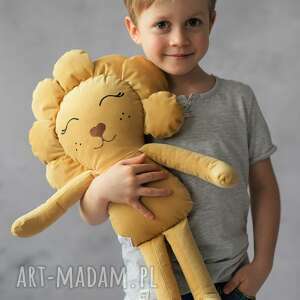 handmade maskotki poduszka dziecięca lew
