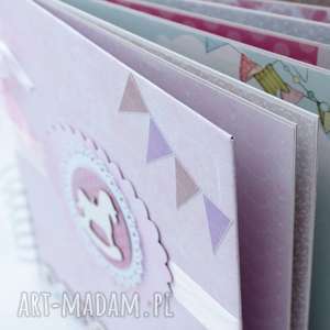 handmade scrapbooking albumy album dla dziewczynki