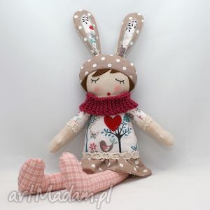 handmade lalki lala przytulanka gabrysia śpioszka, 46 cm