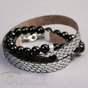 handmade silver&black