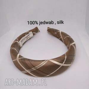 ozdoby do włosów jedwabna opaska puffy, dodatek kreacji, jedwabny