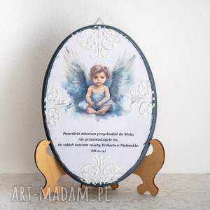 handmade pokoik dziecka obrazek z aniołkiem nr 2