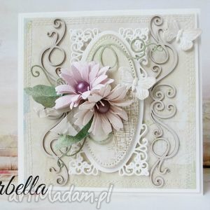 ręcznie zrobione scrapbooking kartki w dniu ślubu w pudełku