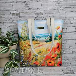 ręcznie wykonane na ramię torebka damska shopper bag torebka na ramię zamykana