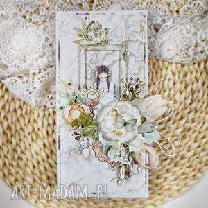 komunijna, elegancka kartka, komunia - święta