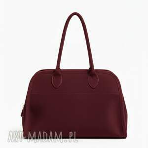 torebka business chic - ls06 bordowa pracy codzień