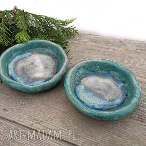 handmade ceramika komplet ceramicznych miseczek (c420)