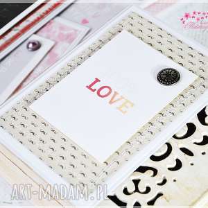 handmade scrapbooking kartki kartka walentynkowa