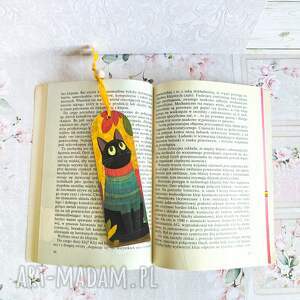 zakładka do książki - kocie mruczanki 2, kot kociara, kociarz, energetyczne