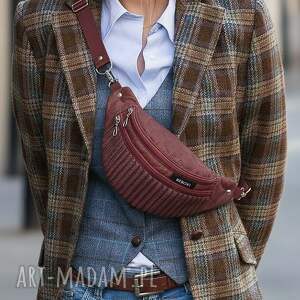 RISTRETTO - nerka M ze sztruksu i tkaniny wodoodpornej miniportfel