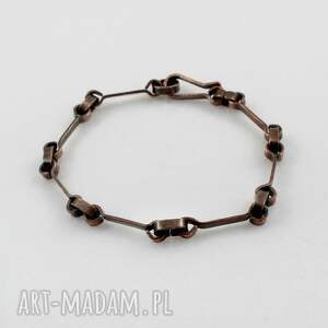 łańcuch - miedziana bransoletka grubsza 2507 02 iii rękę, męska