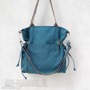 amber - duża torba - shopper - morska plecionka - INCAT torebki na ramię