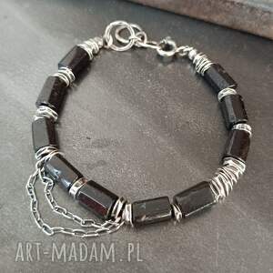 bransoletka z czarnym turmalinem - Biżuteria