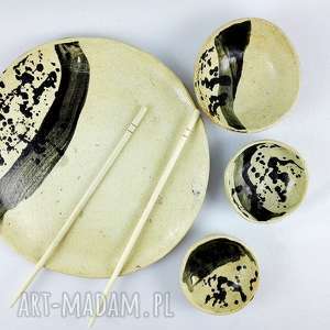 handmade ceramika komplet ceramiczny