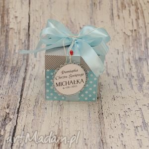 kartka pudełko na chrzest święty box scrapbooking kartki