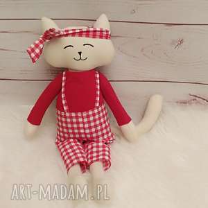 handmade maskotki kociak tilda przytulanka