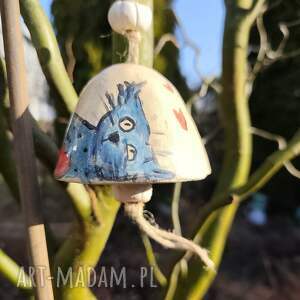 dzwonek ceramiczny, prezent, ogród, balkon