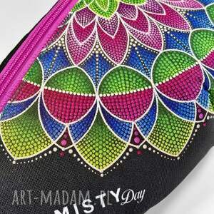 kolorowa nerka z mandalą prezent, torebka