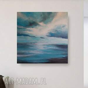 morze - obraz akrylowy formatu 80/80 cm