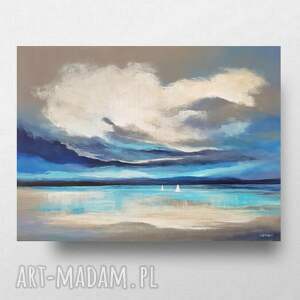 morze - obraz akrylowy formatu 60/80 cm