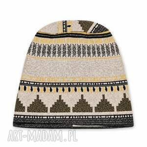 Czapka orientalna na podszewce - uniwersalna handmade