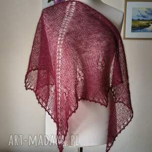 buenaartis ręcznie na drutach - winogrono eteryczna mgiełka z jedwabiem