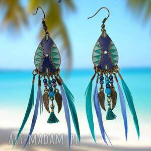 kolczyki nr 14 kolekcja indianoo styl boho