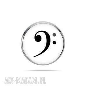 broszki przypinka do klapy marynarki klucz basowy prezent dla basisty