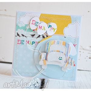 handmade scrapbooking kartki kartka urodzinowa - dla dziecka