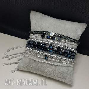 handmade bransoletka sznurek crystal bra23.121