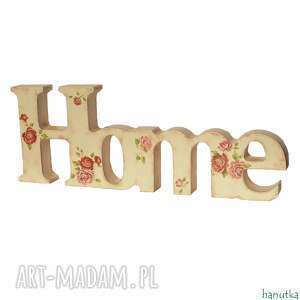 różany domek - dekoracja, prezent, home, napis angielskie, róże