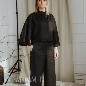spodnie balance czarne, homewear wygoda, komfort, unikalne