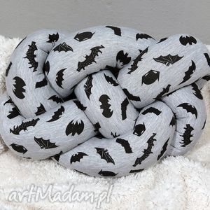 poduszka supeł/węzeł knot pillow batman, knotpillow, prezent