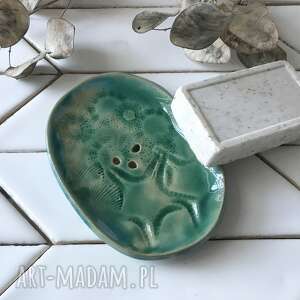 handmade ceramika mydelniczka "nad morzem"