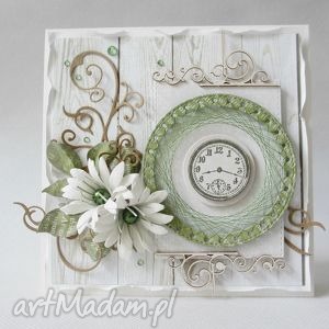 handmade scrapbooking kartki czas zieleni