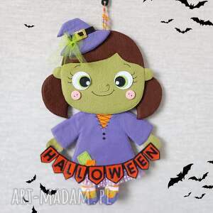 Dekoracja halloween, czarownica, wiedźma