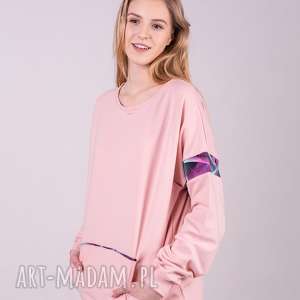 trzyforu bluza damska basic różowa spodnie, kurtki, bluzki sukienki t