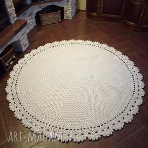 dywan okrągły ze sznurka bawełnianego 180cm