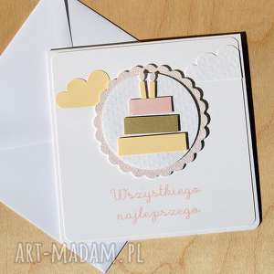 handmade scrapbooking kartki kartka urodzinowa dla dziewczynki