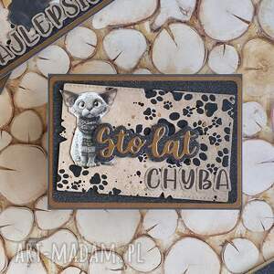 Prezent KARTKA OKAZJONALNA - KOCIAK 1, kot, uniwersalna