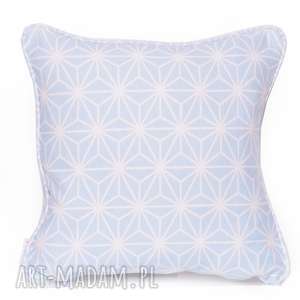 ręczne wykonanie poduszki poduszka diamond - heavenly blue 50x50cm