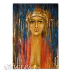 sofia, postać, kobieta, oryginalny obraz ręcznie malowany na płótnie