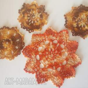 Komplet 4 serwetek w kolorach jesieni, serwetka