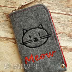 etui filcowe etui na telefon - meow