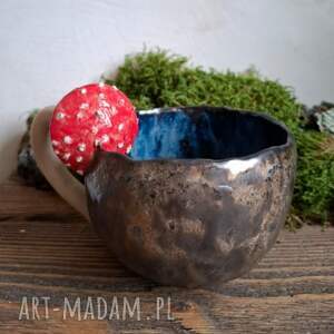 kubek ceramiczny - grzyb, prezent dla grzybiarza