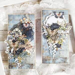 zestaw kartek ręcznie robiona kartka, elegancka kartka z życzeniami