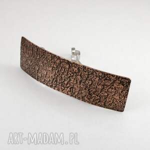 Ziarna - miedziana klamra do włosów (2508 09) unikat