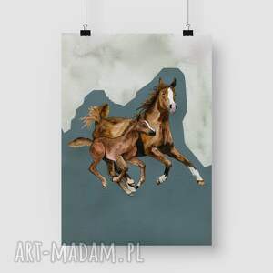 plakaty plakat dekoracyjny a3 konie