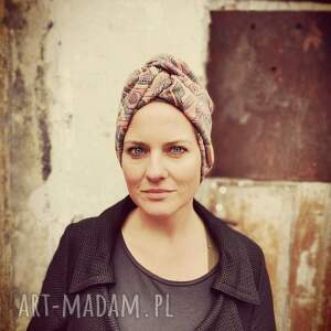 handmade czapki turban uniwersalny kolor orientalny, turban jest dość duży, trzeba lubić