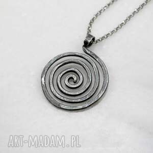 Wężowy (2511 09) ooak, srebrny wisiorek